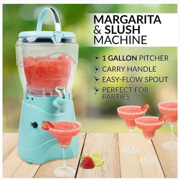 Nostalgia Other - 1-Gallon Margarita & Slush Machine, Aqua